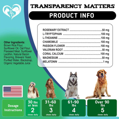 Hemp Anxiety Relief Chews for Dogs