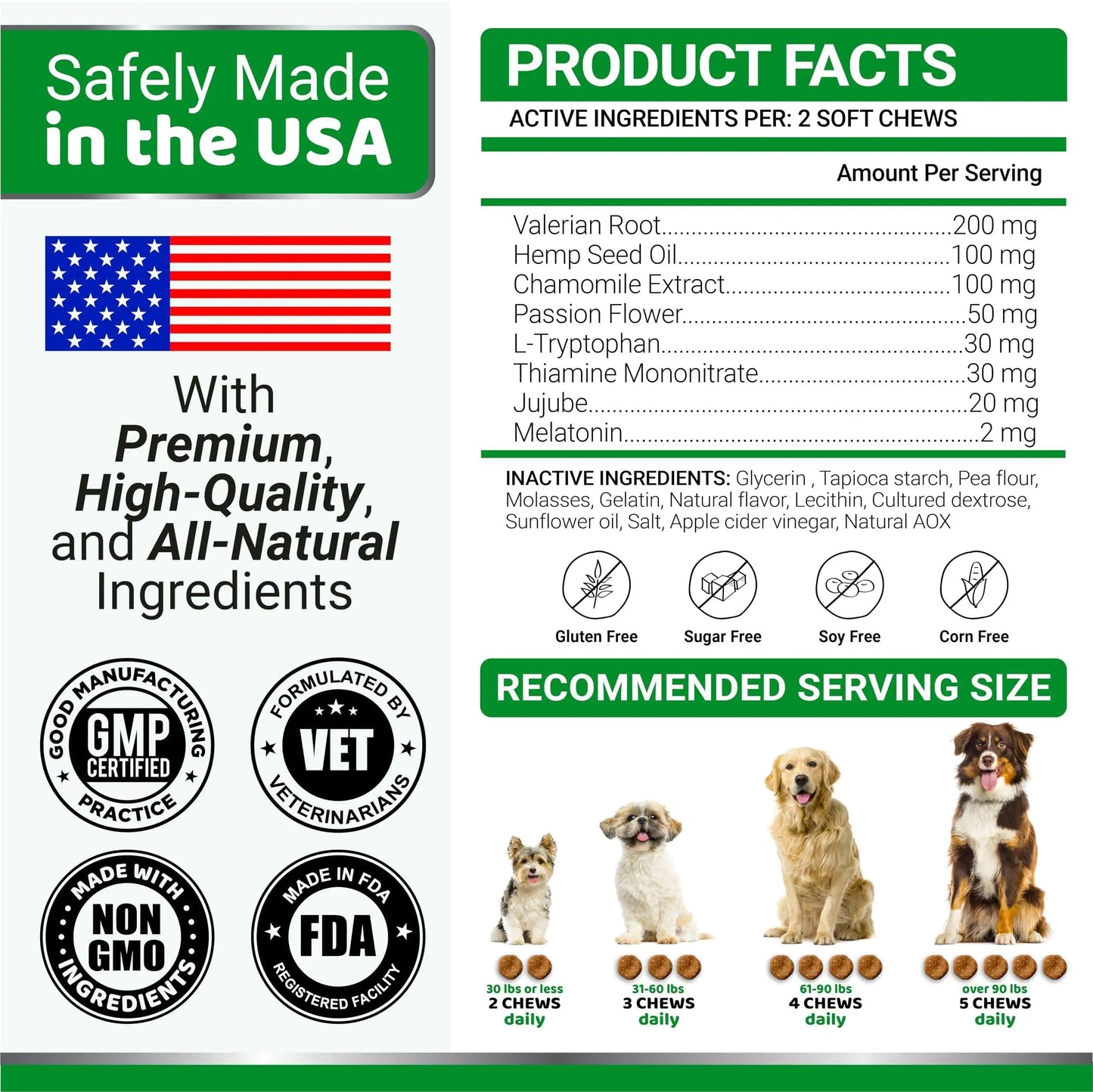Hemp Dog Chews 170ct - Chicken Flavor