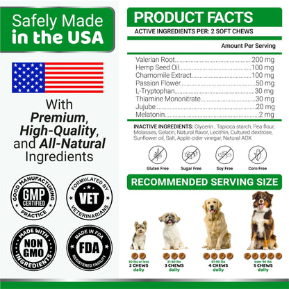 Hemp Dog Chews 170ct - Chicken Flavor